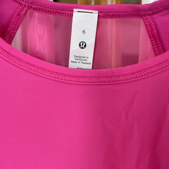 NWT 6  Lululemon Sculpt Cropped Tank Top Sonic Pink - Picture 5 of 8